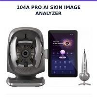 Analyseur de peau du visage 36MP 8 spectres, machine d'analyse de la peau par IA avec écran tactile FHD de 15,6 pouces