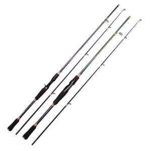 Canne à pêche spinning à action moyenne rapide pour la pêche au bar et en mer, avec guides SIC, ensemble complet - Product Image 2