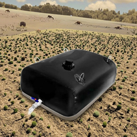 Réservoir d'eau pliable en bâche PVC portable, flexible, pour la récolte, le stockage, la collecte, l'irrigation agricole, garantie 1 an