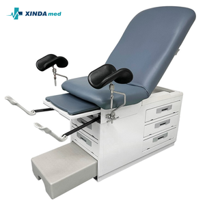 เตียงตรวจคนไข้ในโรงพยาบาลพร้อมลิ้นชัก วัสดุเหล็ก โต๊ะ<span class=keywords><strong>ตรวจ</strong></span>สูตินรีเวช ยอดขายดีที่สุดในอเมริกา - Product Image 1