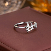 Bague de fiançailles en argent sterling 925 avec diamant pour femme, design tendance, cadeau polyvalent