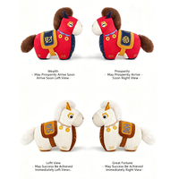Bobova Gantungan Kunci Boneka Kuda Mini Bordir Super Lembut - Hadiah Ulang Tahun Unisex