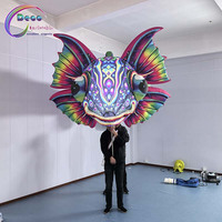 Poisson tropical gonflable géant/Hippocampe Air Blow Lifelike Marine Tropical Animal Event Nightclub Decor Party Advertising Props