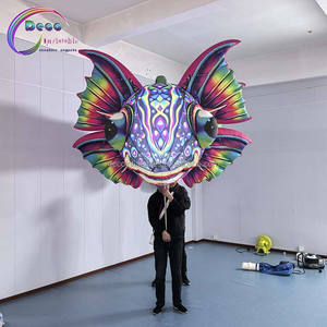 Pez <span class=keywords><strong>Tropical</strong></span> inflable gigante/caballito de mar soplado de aire realista Animal <span class=keywords><strong>Tropical</strong></span> marino evento club nocturno decoración fiesta publicidad Props - Product Image 2