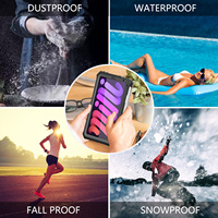 Étui ShellBox 2021 TPU+PC, coque arrière transparente, étanche, antichoc, pour tablette iPad Mini 6 7, noir