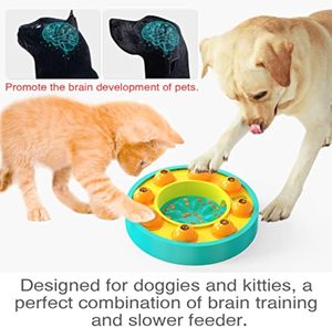 Dispensador de alimentos de juguete de rompecabezas ecológico para perros y gatos, alimentación lenta moderna que promueve el desarrollo del cerebro, reduce <span class=keywords><strong>la</strong></span> <span class=keywords><strong>obesidad</strong></span>, viene <span class=keywords><strong>en</strong></span> caja - Product Image 5