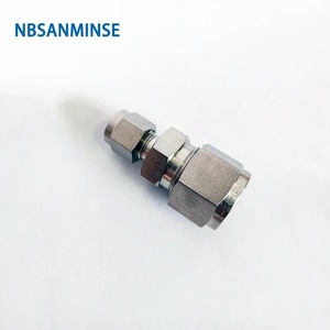 ข้อต่อสแตนเลส NBSANMINSE 316L แบบอัดแรงดันสูง 3000PSI ข้อต่อตรงลดขนาดสำหรับท่อลม - Product Image 5
