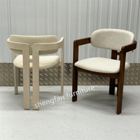 Fauteuil de Salle à Manger en Bois de Design Nordique Moderne, Mobilier de Salon Haut de Gamme au Design Simple