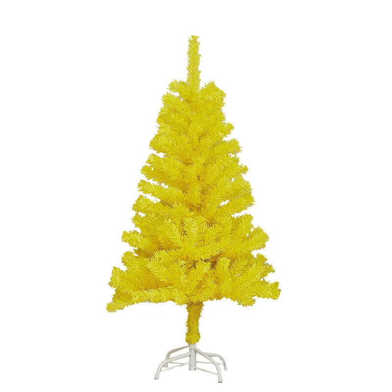 装飾のためのクリスマスツリークリスマスツリーの休日屋内家の装飾3フィートから7フィートの黄色またはカスタマイズされた色