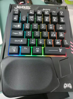 Nuevo Teclado Ergonómico para Juegos de 35 Teclas, Retroiluminación LED, Luminoso, USB, con Cable, para PC