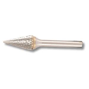 Fraise rotative conique Ttake Ab8800, diamètre 6 mm, longueur 20 mm, coupe Z6 pour le meulage et le façonnage de précision des métaux - Product Image 1