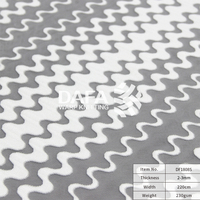 Tissu en maille spacer 100 % polyester, tricoté chaîne 3D multifonctionnel pour semelles de chaussures de sport, vêtements, matelas, canapés, sacs et articles pour filles