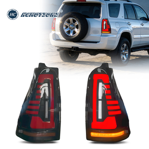 HCMOTIONZ Para <span class=keywords><strong>Toyota</strong></span> 4Runner 2003-2009 Hilux Surf Faros Traseros LED Giro Secuencial Animación DRL Ahumado Claro Par - Product Image 1