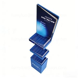 ชั้นวางสินค้าอะคริลิคแบบตะกร้า ชั้นวางโลหะตั้งพื้น สำหรับโชว์ผลิตภัณฑ์ยาสีฟัน เหมาะสำหรับซูเปอร์มาร์เก็ตและร้านค้าปลีก - Product Image 5