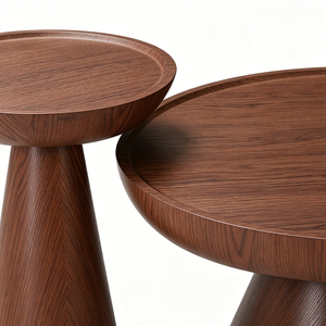 Ensemble de tables basses modernes en bois durable <span class=keywords><strong>pour</strong></span> la maison, meubles en MDF, <span class=keywords><strong>table</strong></span> <span class=keywords><strong>basse</strong></span> <span class=keywords><strong>ronde</strong></span> simple <span class=keywords><strong>pour</strong></span> le <span class=keywords><strong>salon</strong></span> - Product Image 3