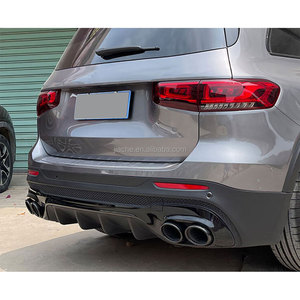Diffusore labbro paraurti posteriore con punte di scarico per Mercedes Benz <span class=keywords><strong>GLB</strong></span> X247 GLB180 200 GLB45 AMG 2019 + paraurti per auto - Product Image 2
