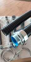 Raccord mâle droit 2 pouces auto-taraudant pour conduit flexible étanche aux liquides, en alliage de zinc, IP68, galvanisé à chaud, CE