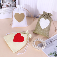 Sacs cadeaux en toile de jute avec cordon de serrage, grands sacs cadeaux à cordon, pochettes cadeaux bonus pour les faveurs de mariage, les fêtes et les festivals