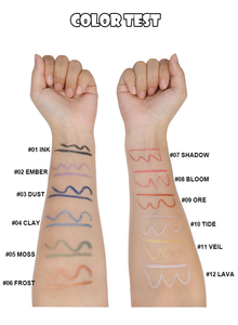 Eyeliner crémeux torsadé liquide imperméable à l'eau longue durée facile à enlever marque privée noir blanc café <span class=keywords><strong>Crayon</strong></span> scintillant Eye <span class=keywords><strong>Liner</strong></span> - Product Image 4