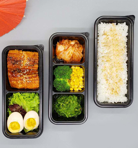 Barquette jetable en plastique CPET, compatible micro-ondes et four, pour repas de bord, sushis, biscuits, sucre, sandwichs – Vente en gros - Product Image 2