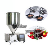 Nouvelle machine semi-automatique pour injecter la crème au chocolat et la pâte à gâteau dans les beignets et croissants, en acier inoxydable 304 de haute qualité
