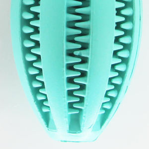 Jouet à mâcher interactif en vinyle écologique de 11 cm, nettoyeur de gencives molaires pour chiens et petits animaux - Design boule et sac de jeu - Product Image 2