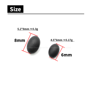 Perles ovales <span class=keywords><strong>en</strong></span> tungstène, matériel de pêche à la <span class=keywords><strong>carpe</strong></span>, poids de <span class=keywords><strong>montage</strong></span>, plombs, petits et grands - Product Image 3