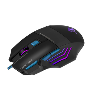 <span class=keywords><strong>Souris</strong></span> de jeu filaire Keywin X7 7D - Design ergonomique, rétroéclairage RVB, 7 boutons programmables, interface USB, compatible avec <span class=keywords><strong>les</strong></span> droitiers et <span class=keywords><strong>les</strong></span> gauchers, pour <span class=keywords><strong>les</strong></span> joueurs et le bureau - Product Image 5