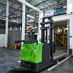 Apilador de palés eléctrico, carretilla elevadora hidráulica eléctrica, de 1 tonelada de contrapeso apilador, Envío Gratis - Product Image 1