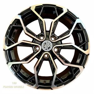168 Ruedas de Carreras Personalizadas Forjadas de 16-24 Pulgadas con Acabado Negro, Aleación de Aluminio 6061-T6, para Autos de Pasajeros <span class=keywords><strong>Agera</strong></span> <span class=keywords><strong>Regera</strong></span> - Product Image 2