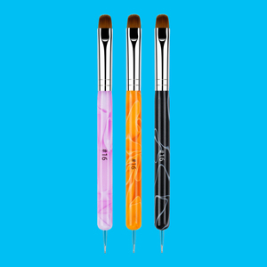 Pinceau de nettoyage professionnel pour ongles, style français, taille 12-14, avec logo personnalisé, pour salon de manucure - Product Image 5