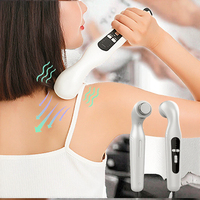 Masseur ultrasonique portatif, modes réglables, grande sonde de massage, adaptateur secteur sécurisé, relaxant musculaire complet pour le corps, utilisation à domicile