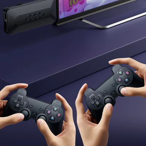 M33-<span class=keywords><strong>5</strong></span> 40ชิ้นสติ๊กเกม3D ย้อนยุค <span class=keywords><strong>Console</strong></span>-4K ทีวีเล่นเกมแบบ Ultra HD Plug Play 30,000 + ในตัวเกมคลาสสิกไร้สาย2.4กิกะเฮิร์ตซ์ - Product Image 1