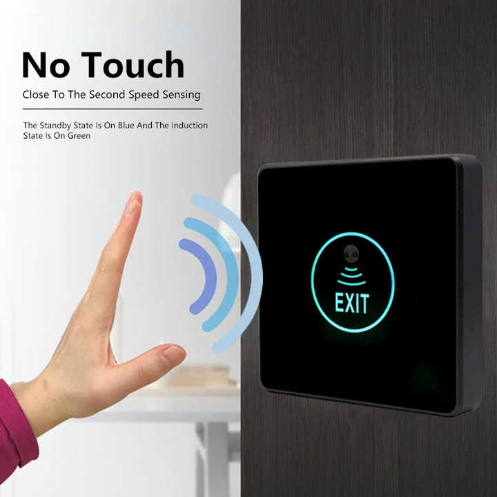 Infrared Door Release Buttons - Contactless Access Control