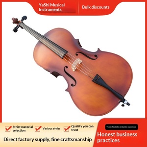 Cello en tilleul mat et brillant pour débutants, idéal pour la pratique, les examens et les performances des adultes et des enfants, fabriqué à la main - Product Image 5