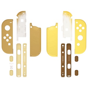 EXtremeRate Replacement Wrist Strap Cover & Full Set Shell <b>Case</b> for Nintendo <b>Switch</b> Handle - Product Image 1