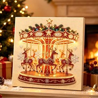 Peinture Diamant DIY Noël Casse-Noisette 3D Perles et Strass Broderie Décoration Murale de Fêtes Vente en Gros