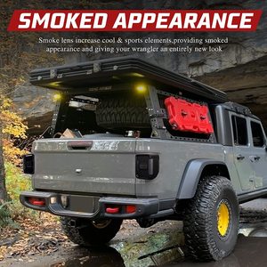 Luces traseras LED para Jeep Gladiator JT con lente ahumada, 12V, actualización de reequipamiento para modelos 2020-2021 - Product Image 3