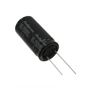 Condensateur traversant radiale 16V 8200uF 20% 16YXH8200MEFC18X35.5 CAP ALUM 8200UF 20% 16V de la marque Manufacturer Channel - Product Image 1