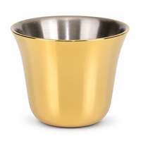 Vente en gros de mini gourdes isothermes en acier inoxydable 304, gobelets promotionnels, couleur personnalisée, revêtement en poudre, tasse de voyage