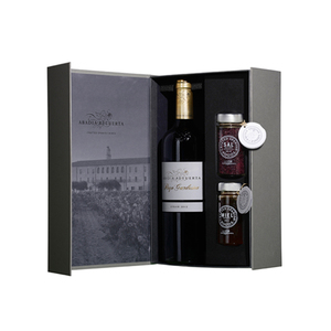 De Lujo fuerte de cartón de embalaje de papel de botella de <span class=keywords><strong>vino</strong></span> de vidrio caja de regalo - Product Image 4