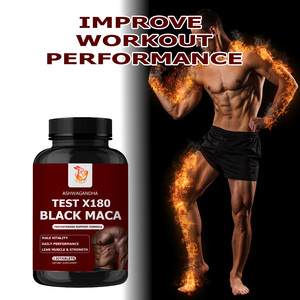 Comprimés de Maca Noire Test X180 les plus vendus pour hommes avec manganèse, soutien de la testostérone et de l'oxyde nitrique, absorption supérieure - Product Image 3