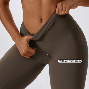 Leggins de fitness pour femmes Push up Taille haute Pantalon de yoga serré Sport <span class=keywords><strong>Jogging</strong></span> Butt-hit Yoga Legging - Product Image 2