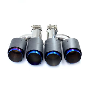 Embout d'échappement double sortie en acier inoxydable 304 Performance <span class=keywords><strong>REMUS</strong></span> Blue Roasted avec garantie d'un an par Xuante - Product Image 3