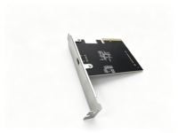 Carte PCIe USB 3.2 Gen 2x2 Type-C à 1 Port, Carte d'Extension PCIe4X vers USB3.2 Gen2*2 20G, Port USB C 20 Gbps