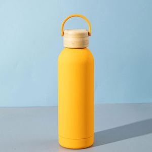 Bouteille d'eau isotherme sport en acier inoxydable 304 de 500 ml avec poignée, gravure laser UV du logo, petite ouverture, pour activités de plein air - Product Image 4