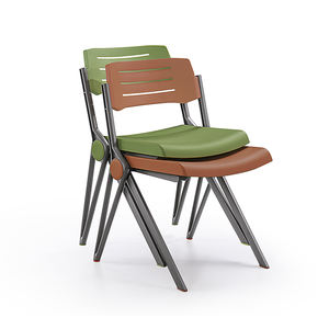 Conjunto de Silla y Escritorio Modular de Plástico de Diseño Minimalista, Ergonómico, Impermeable, Duradero y Ecológico con Tablero de MFC para Escuela - Product Image 1