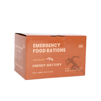 Barre Énergétique Riche Chocolat Ration Alimentaire d'Urgence Biscuits