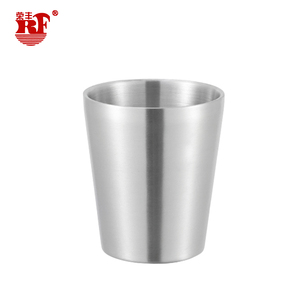 Vaso Apilable de Acero Inoxidable 304/201 Dorado/Plateado para Restaurante Coreano de BBQ, Vasos Térmicos de Doble Pared con Aislamiento al Vacío, Taza de Espresso - Product Image 1