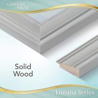 Bingkai Foto Lipat Kayu MDF Ringan dengan Cetak UV/Silk Screen Desain Modern Ukuran Kustom Pemasangan Dinding
